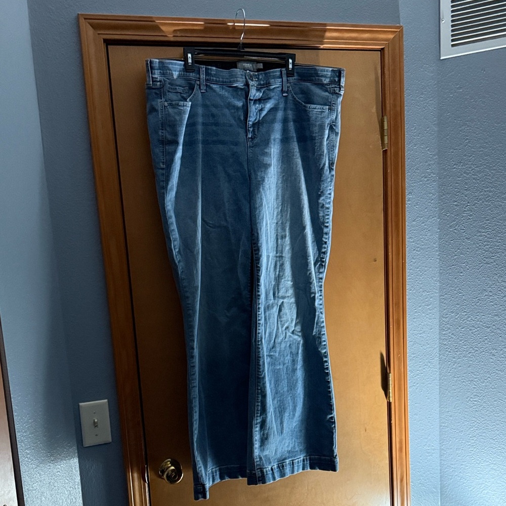 Torrid Dark Blue Flare Jeans